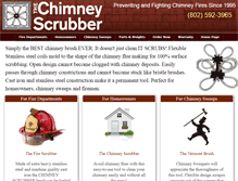 Tablet Screenshot of chimneyscrubber.com